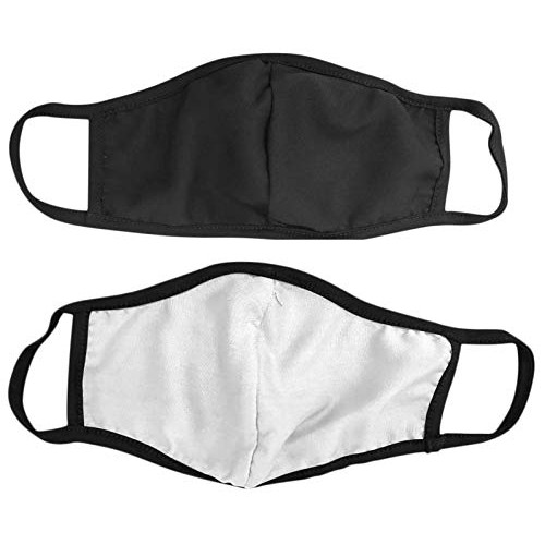 6 Pack Fabric Face Mask Reusable Double Fabric Layers - Made in US...