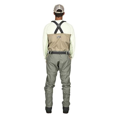 Simms Mens Tributary Stockingfoot Waterproof Chest Fishing Waders,...