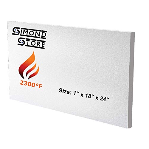 Ceramic Fiber Insulation Board 2300 F 1 X 18 X 24 Pack of I...