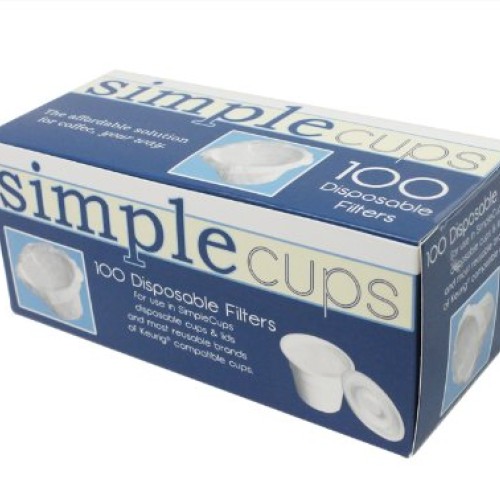 Disposable Filters for Use in Keurig Brewers - Simple Cups - 100 R...