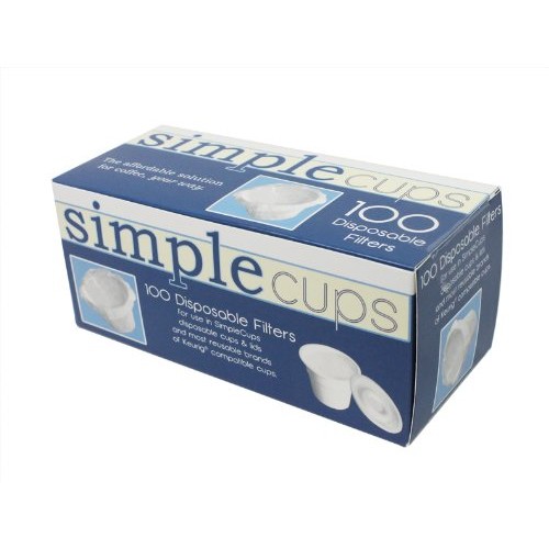Disposable Filters for Use in Keurig Brewers - Simple Cups - 100 R...