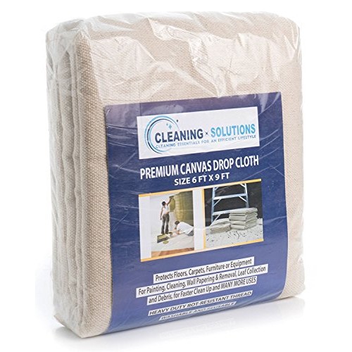 Simpli-Magic 79052 Heavy Duty Multi Purpose Canvas Drop Cloth, 6X9...