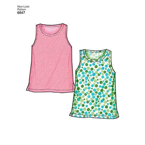 New Look Sewing Pattern 6847 Child Sleepwear, Size A 3-4-5-6-7-8