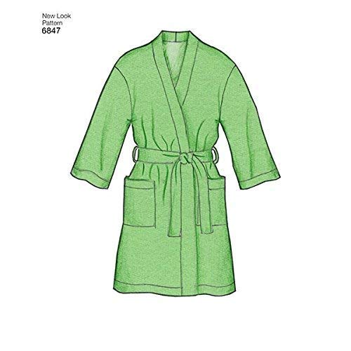 New Look Sewing Pattern 6847 Child Sleepwear, Size A 3-4-5-6-7-8