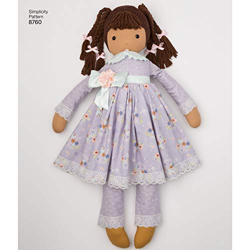 Simplicity CRAFTS Stuffed 25 Doll Toy Sewing Patterns for Kids by...