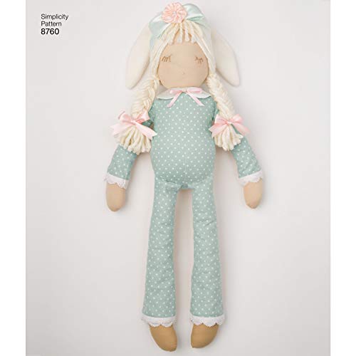 Simplicity CRAFTS Stuffed 25 Doll Toy Sewing Patterns for Kids by...