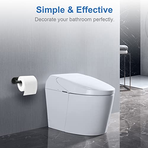 Simtive Adhesive Toilet Paper Holder, No Drilling Stainless Steel ...