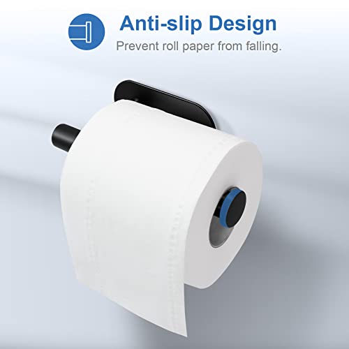 Simtive Adhesive Toilet Paper Holder, No Drilling Stainless Steel ...