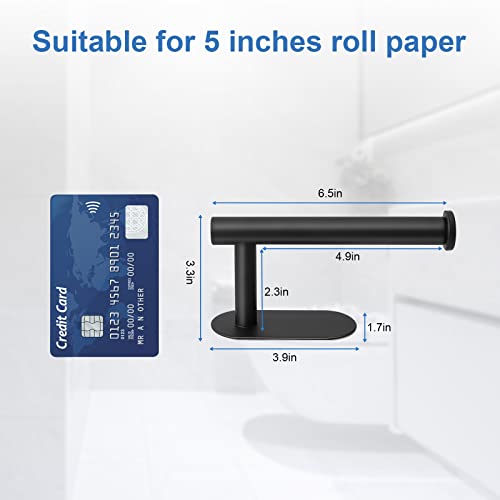 Simtive Adhesive Toilet Paper Holder, No Drilling Stainless Steel ...