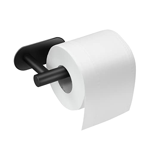 Simtive Adhesive Toilet Paper Holder, No Drilling Stainless Steel ...