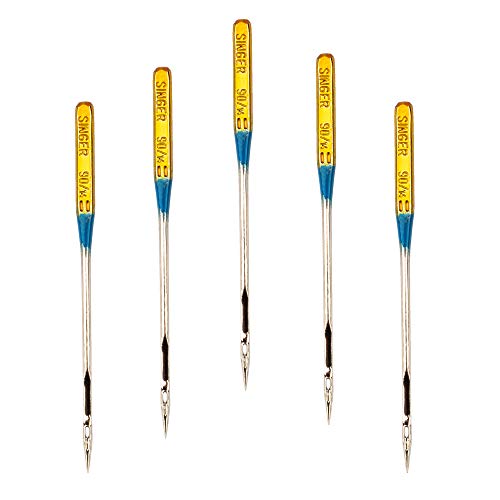 SINGER 04721 Size 90/14 Stretch Sewing Machine Needles, 5-Count