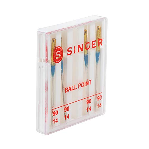 SINGER 4820 Universal Ball Point Machine Needles for Knit Fabric, ...