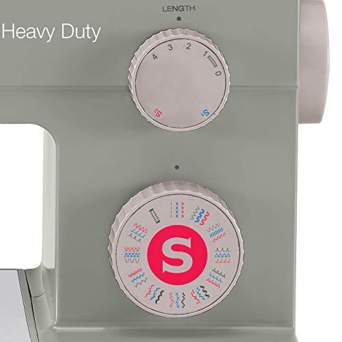 Singer Heavy Duty 4452 Sewing Machine With Accessories, 32 Built-...