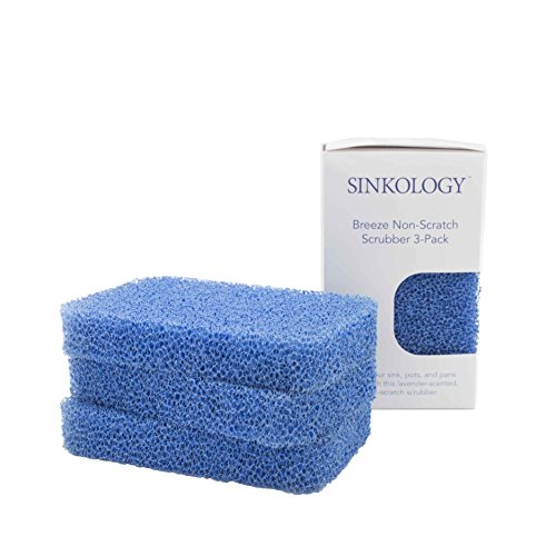 Sinkology SSCRUB-101-6 Breeze Non-Scratch and Odor Resistant Silic...