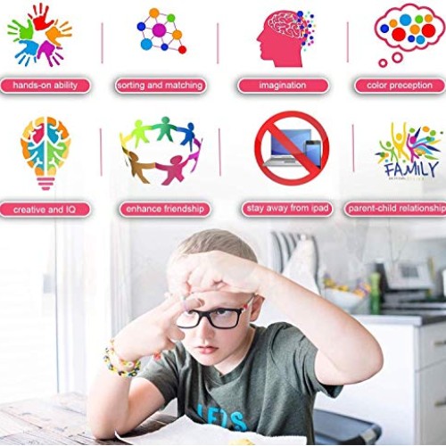 Colorful Rubber Bands for Bracelet Making Kit, Over 2000 Loom Band...
