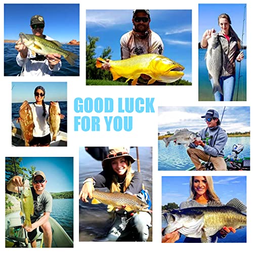 Sinrier Fishing Lures Kit for Freshwater Bait Tackle Kit for Fly F...