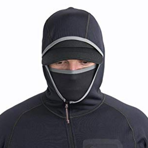 SITKA Mens Comfort Stretch Fleece Fanatic Hoody, Sitka Black, XL