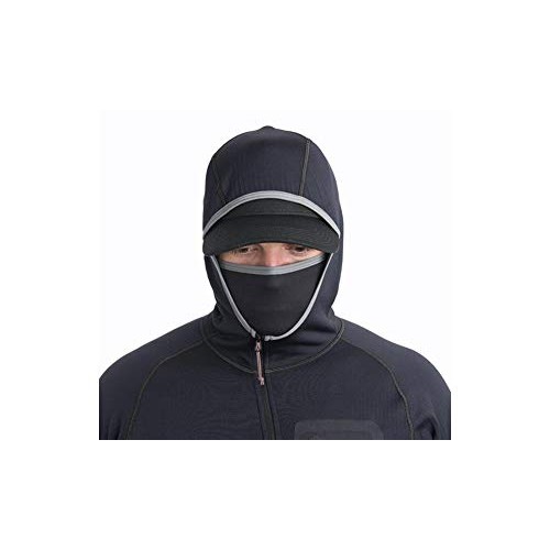 SITKA Mens Comfort Stretch Fleece Fanatic Hoody, Sitka Black, XL