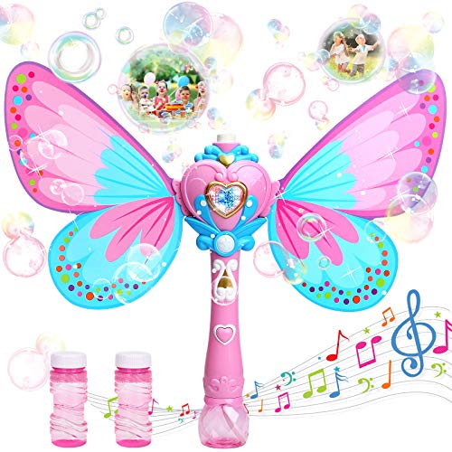 Sitodier Bubble Machine for Toddlers Kids ,Magic Wand Butterfly Bu...