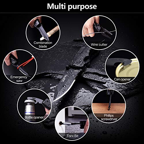 Multitool upgrade pocket knife,Multifunctional Multi Tool,Tactical...