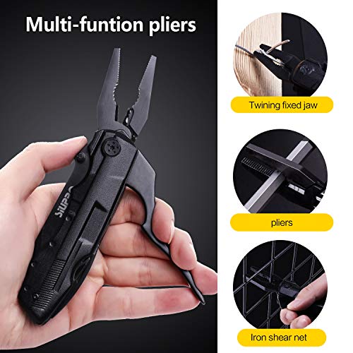 Multitool upgrade pocket knife,Multifunctional Multi Tool,Tactical...