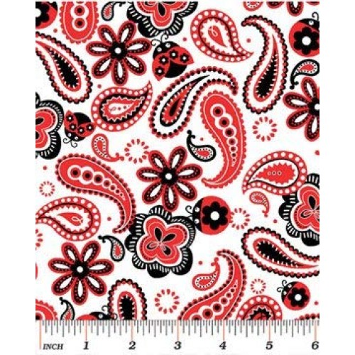 Luv Bug - Paisley White - Kanvas