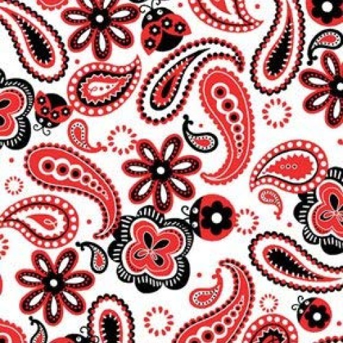 Luv Bug - Paisley White - Kanvas
