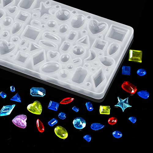 SJ 83 Pieces Resin Casting Molds and Tools Set with A Black Storag...