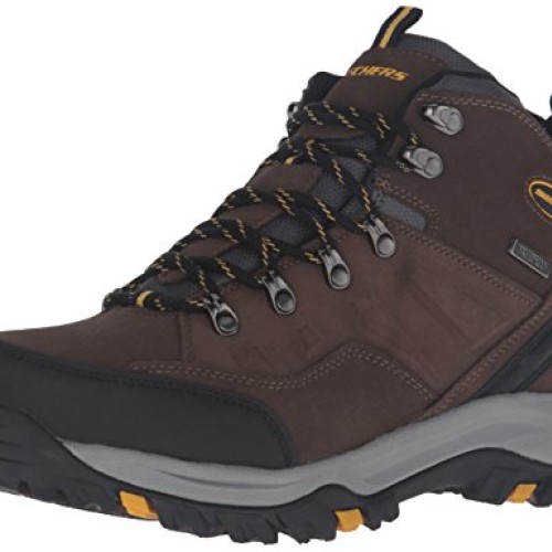 Skechers Men Relaxed Fit Relment - Pelmo Chukka Boot, Khaki Sue...
