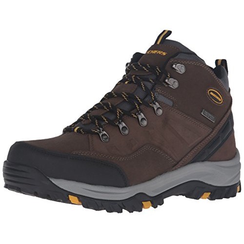 Skechers Men Relaxed Fit Relment - Pelmo Chukka Boot, Khaki Sue...