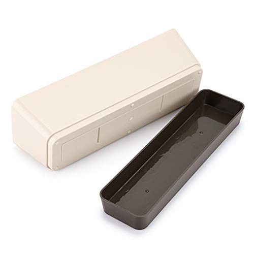 Skelang 12 Inch Plastic Rectangular Plant Pot, Watering Plant Cont...