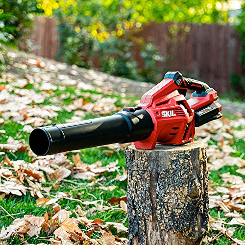 SKIL BL4713-10 PWRCore 40 Brushless 40V Leaf Blower Kit Includes 2...