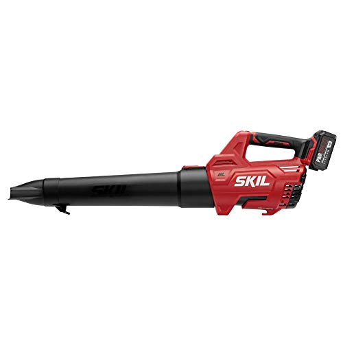 SKIL BL4714B-10 PWR CORE 20 Brushless 400 CFM Leaf Blower Kit, Inc...