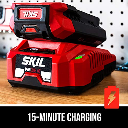 Skil HT4221-10 PWRCore 40 24” Brushless 40V Hedge Trimmer Kit Incl...