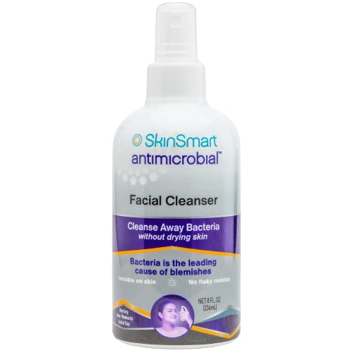 SkinSmart Facial Cleanser for Acne, Targets Bacteria for Active Te...