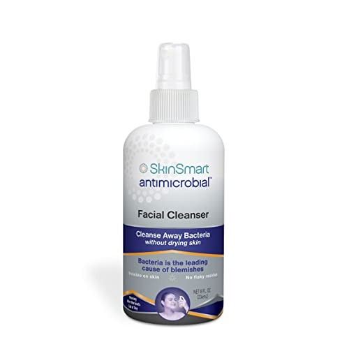 SkinSmart Facial Cleanser for Acne, Targets Bacteria for Active Te...