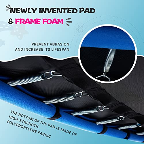 SkyBound Trampoline 10FT Trampoline for Kids and Adults - ASTM App...