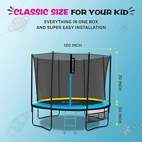 SkyBound Trampoline 10FT Trampoline for Kids and Adults - ASTM App...