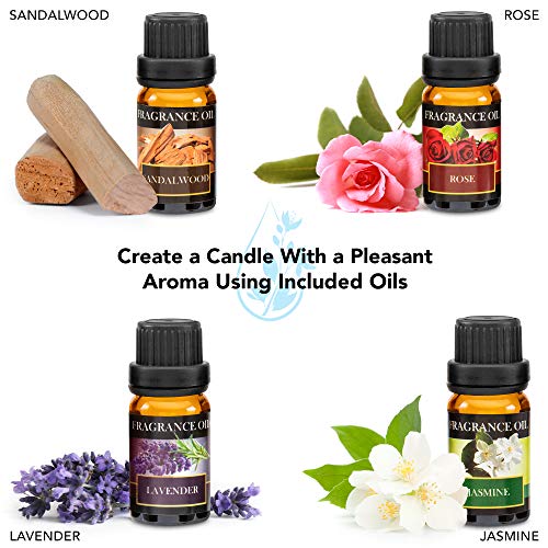 SkyMall Candle Making Kit, DIY Set for Making Candles, Includes Me...