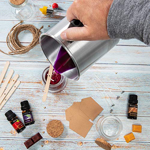 SkyMall Candle Making Kit, DIY Set for Making Candles, Includes Me...