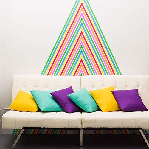 7 Rolls Colored Masking Tape, Colorful Rainbow Painters Tape, Diff...