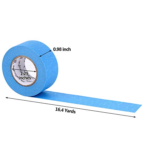 7 Rolls Colored Masking Tape, Colorful Rainbow Painters Tape, Diff...