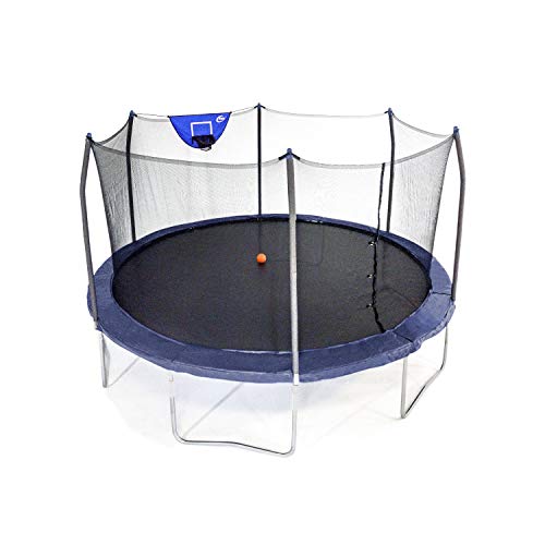 Skywalker Trampolines 15 Foot Jump N Dunk Round Trampoline with En...