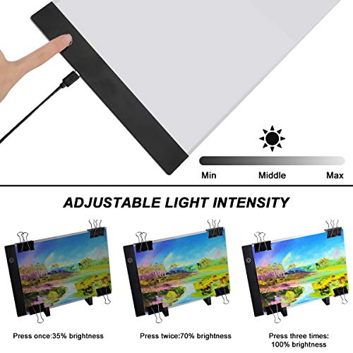 A4 Diamond Painting Led Light Pad Kits,Portable Led Tracing Light ...