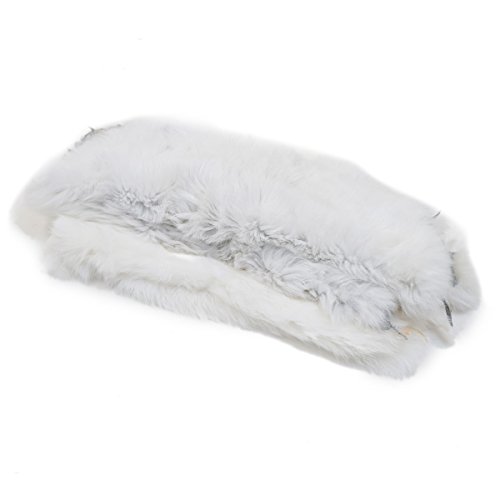 Springfield Leather Company Natural White Craft Grade Rabbit Fur Pelt