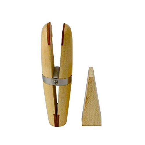 Wood Ring Clamp Holder, Wedge Jewelers Hand Tool, Stone Setting En...
