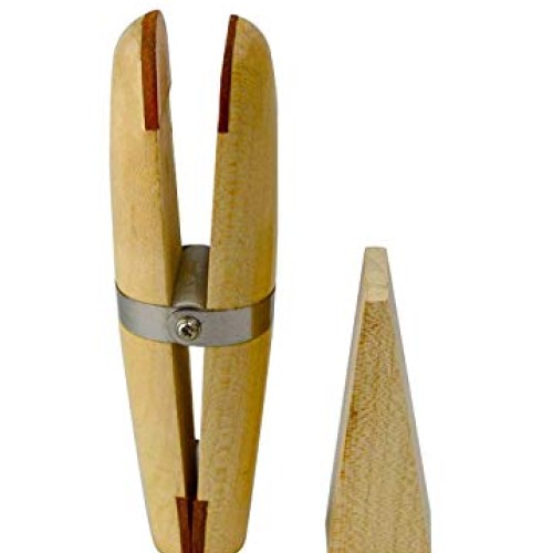 Wood Ring Clamp Holder, Wedge Jewelers Hand Tool, Stone Setting En...