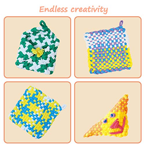 Potholders Weaving Loom Kit Arts and DIY Loops Weaving Crafts Kit ...