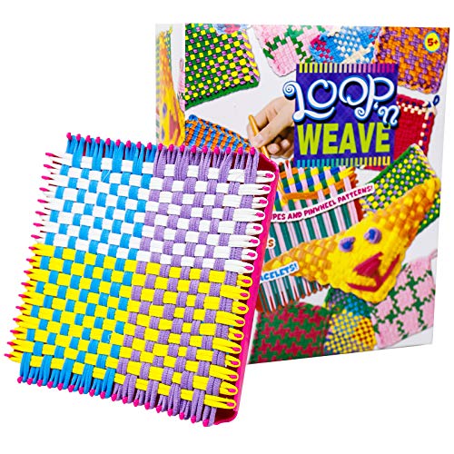 Potholders Weaving Loom Kit Arts and DIY Loops Weaving Crafts Kit ...