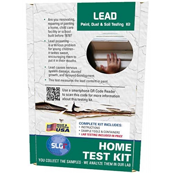 Lead Test Kit in Paint, Dust, or Soil 5PK 5 Bus. Days Schneider ...